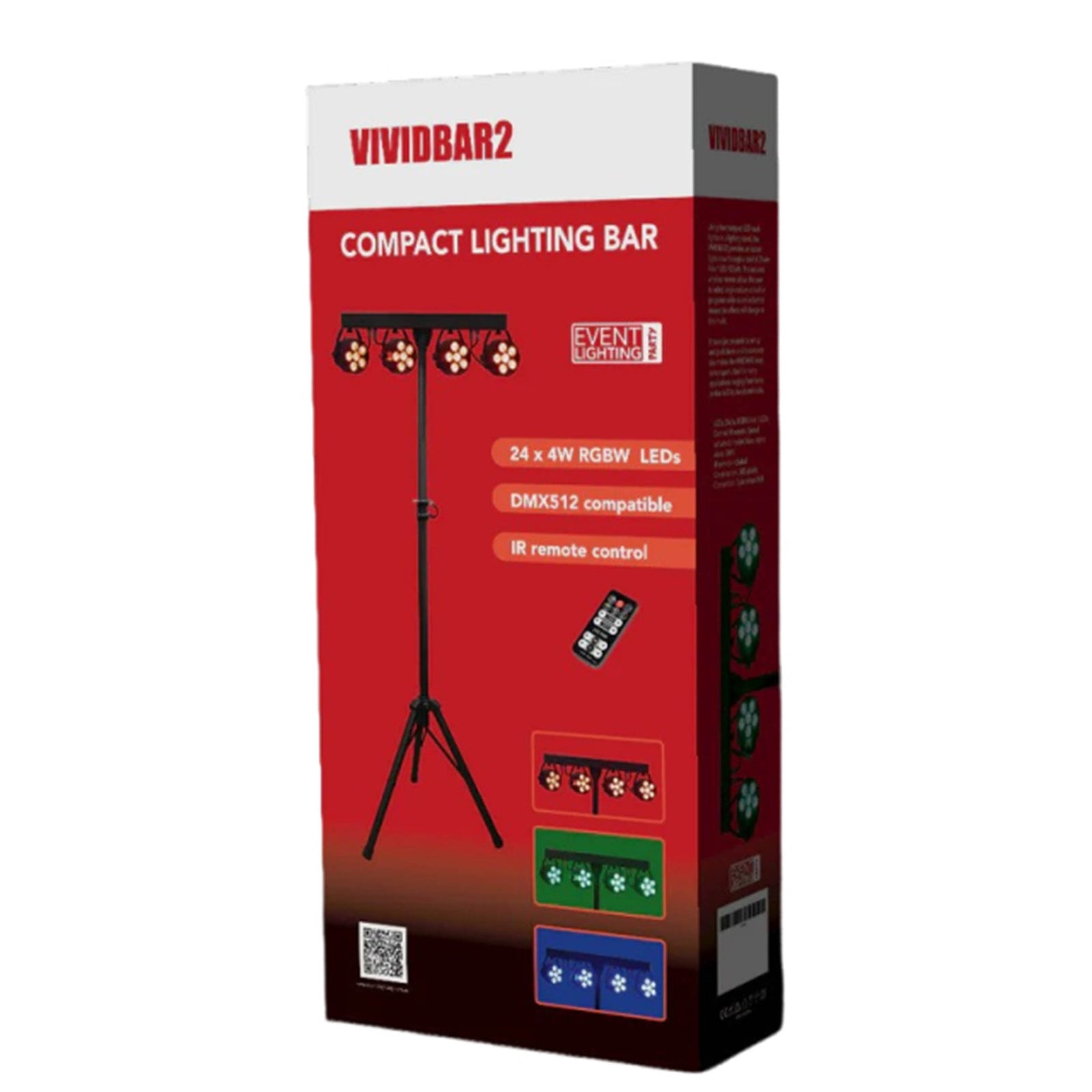 Antari VIVIDBAR2 LED RGBW Lighting Bar - 24 x 4W