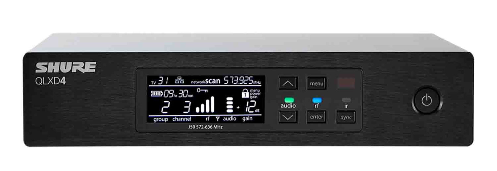 B-Stock: Shure QLXD4-G50 Digital Wireless Receiver - G50 (470-534 MHz) by Shure