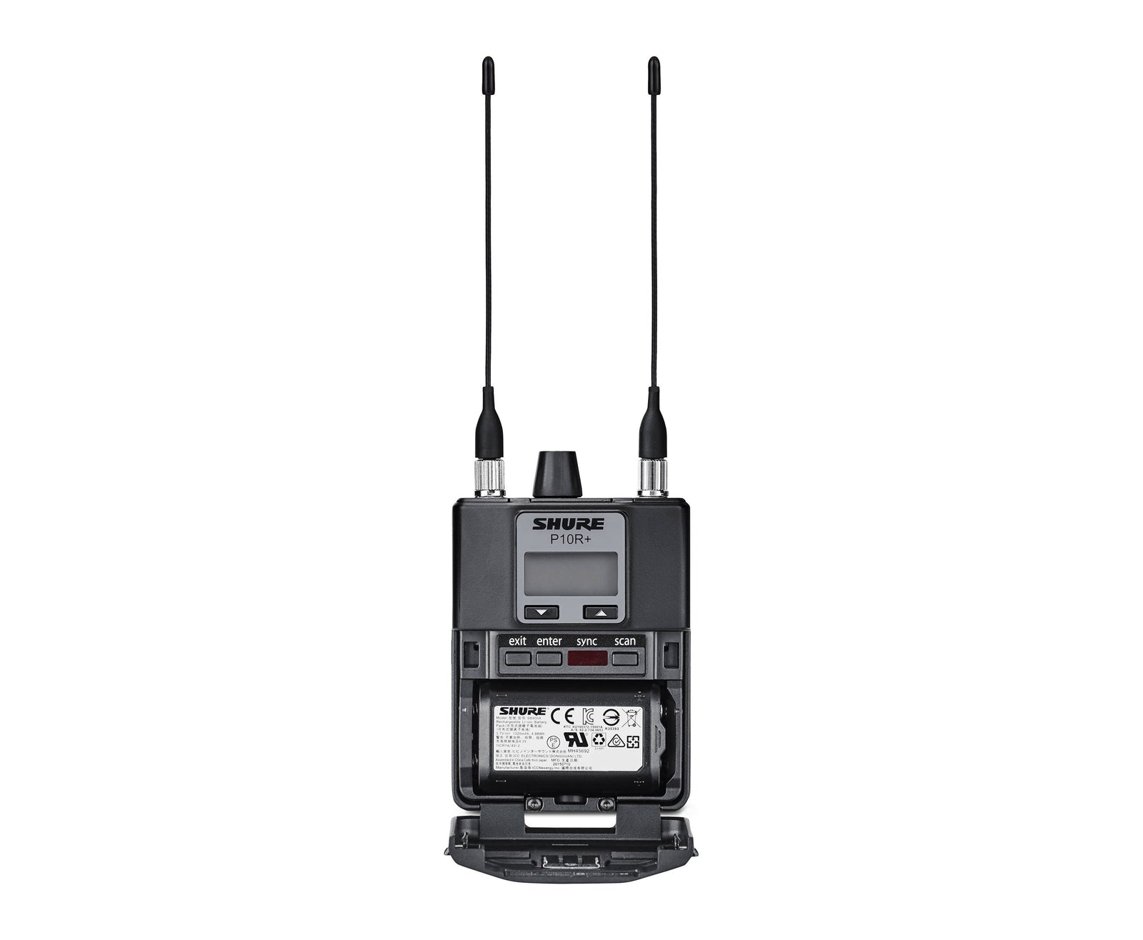 B-Stock: Shure P10R+-G10 Twin Antenna Diversity Wireless Bodypack Receiver - G10 (470-542 MHz) by Shure