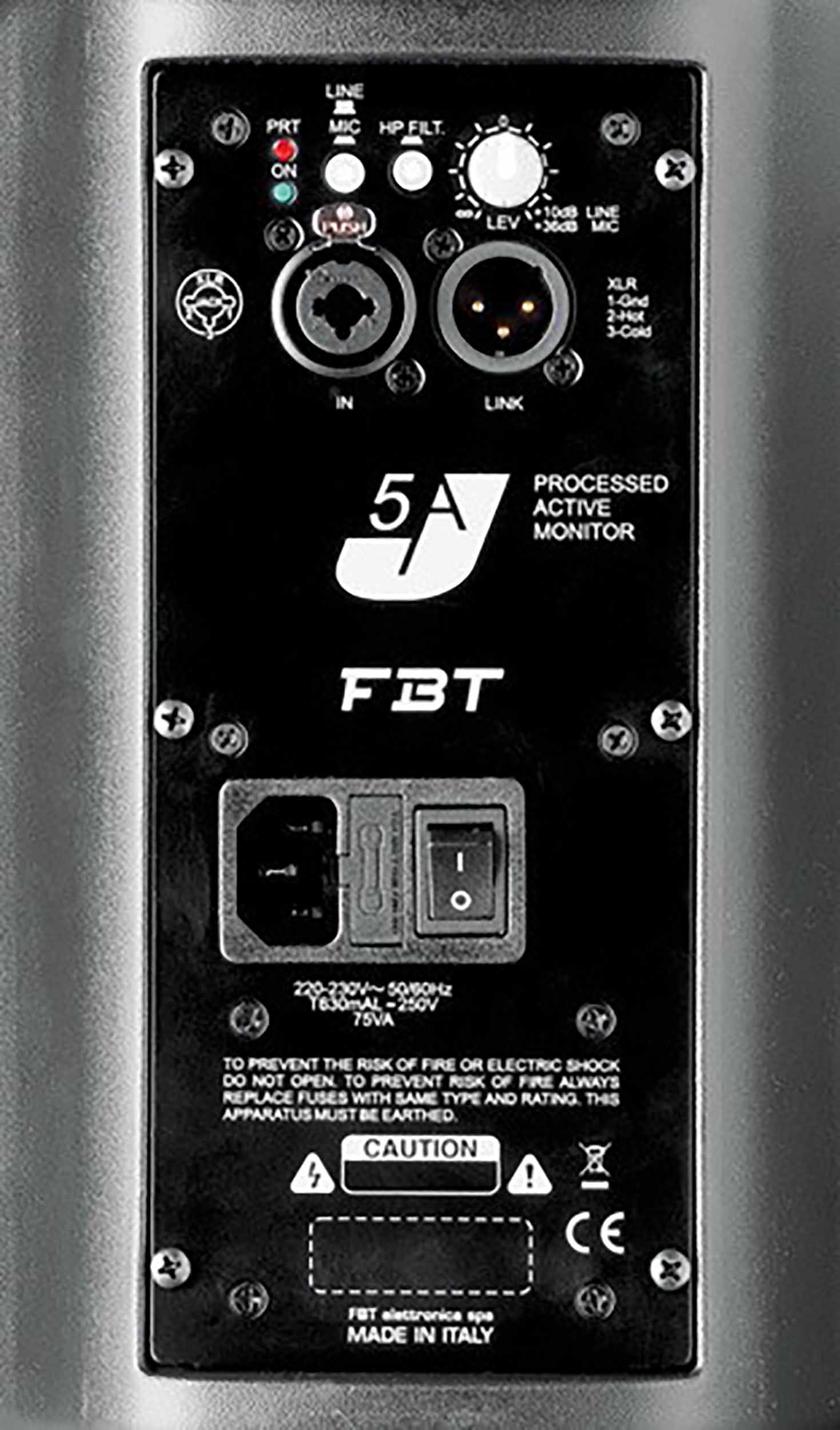 FBT J5A 5" Active Speaker - Black by FBT