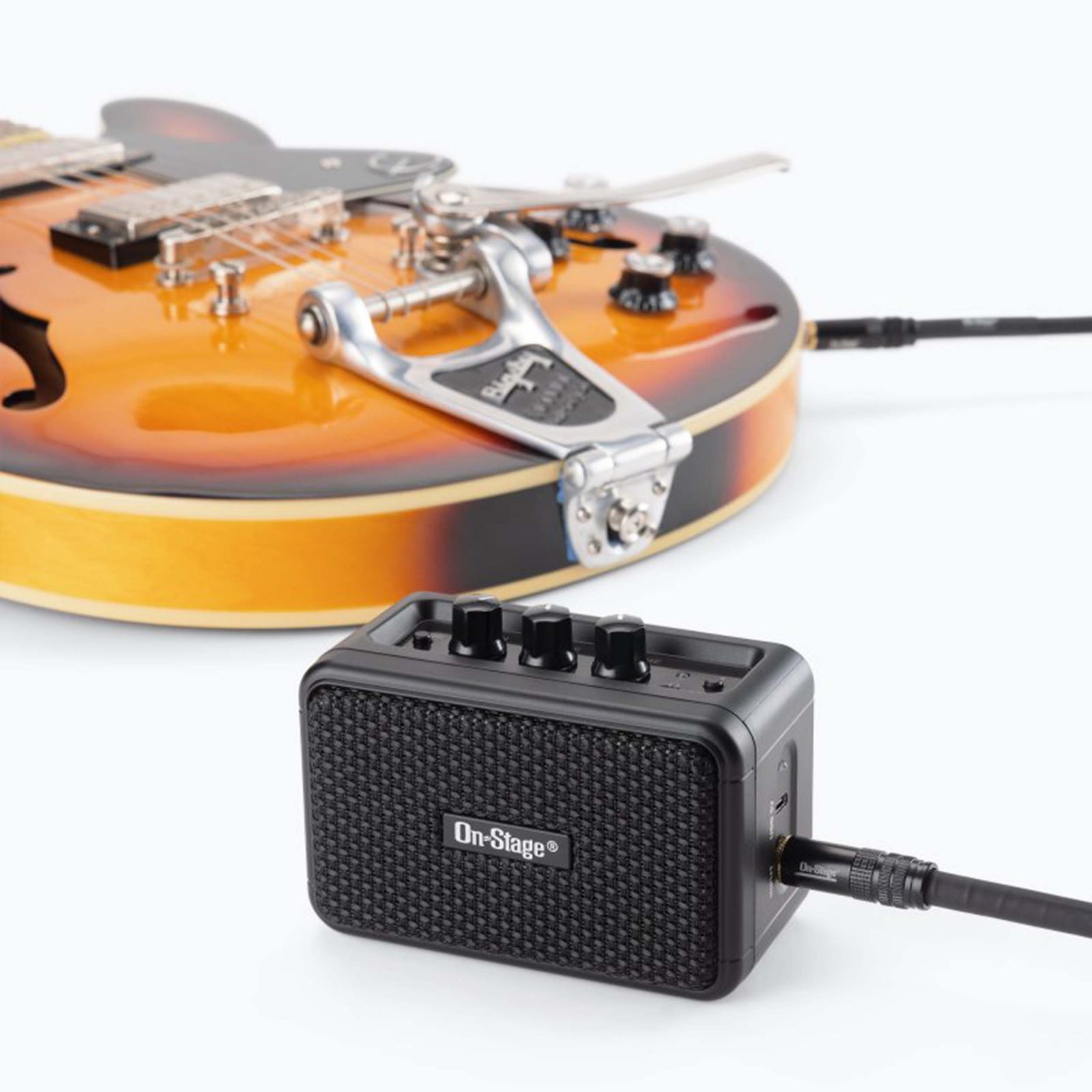 On-Stage TGA01 Portable Amplifier for Electric Guitar with USB Type-C Cable by On-Stage