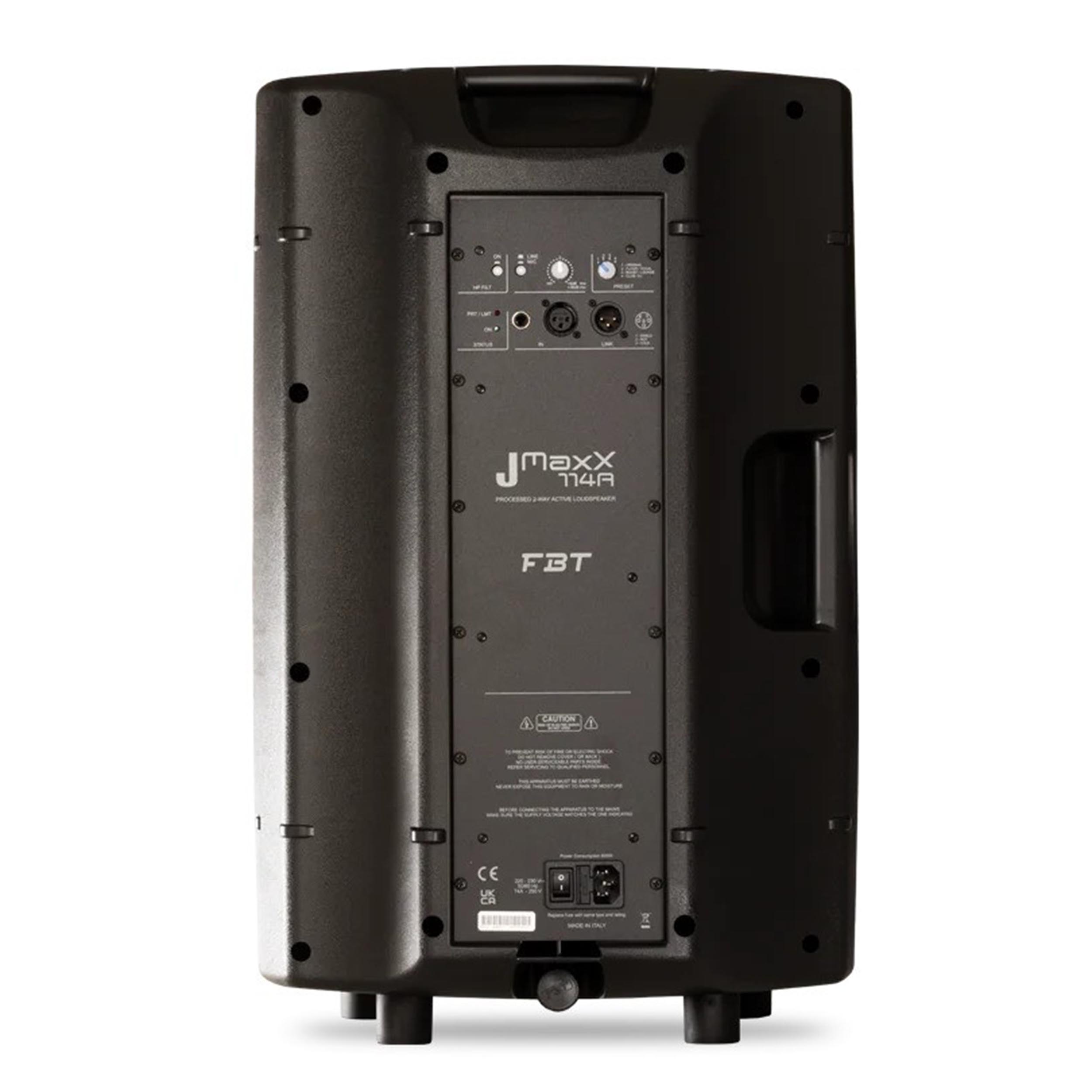 FBT JMAXX 114A 14” Active Powered Speaker - Black by FBT