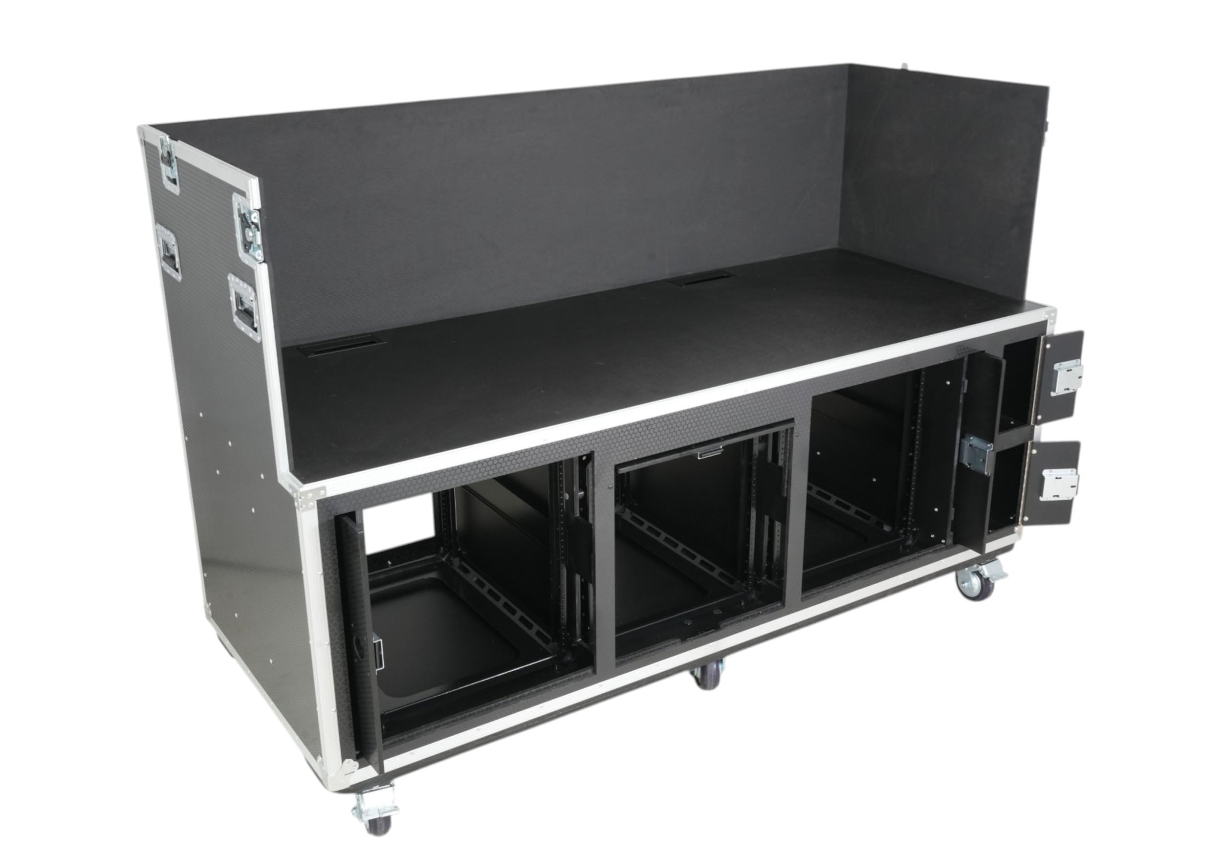 ProX XS-SLAM2X12U10UCOHULK 12U Flight Style Mixing Console Case - Black