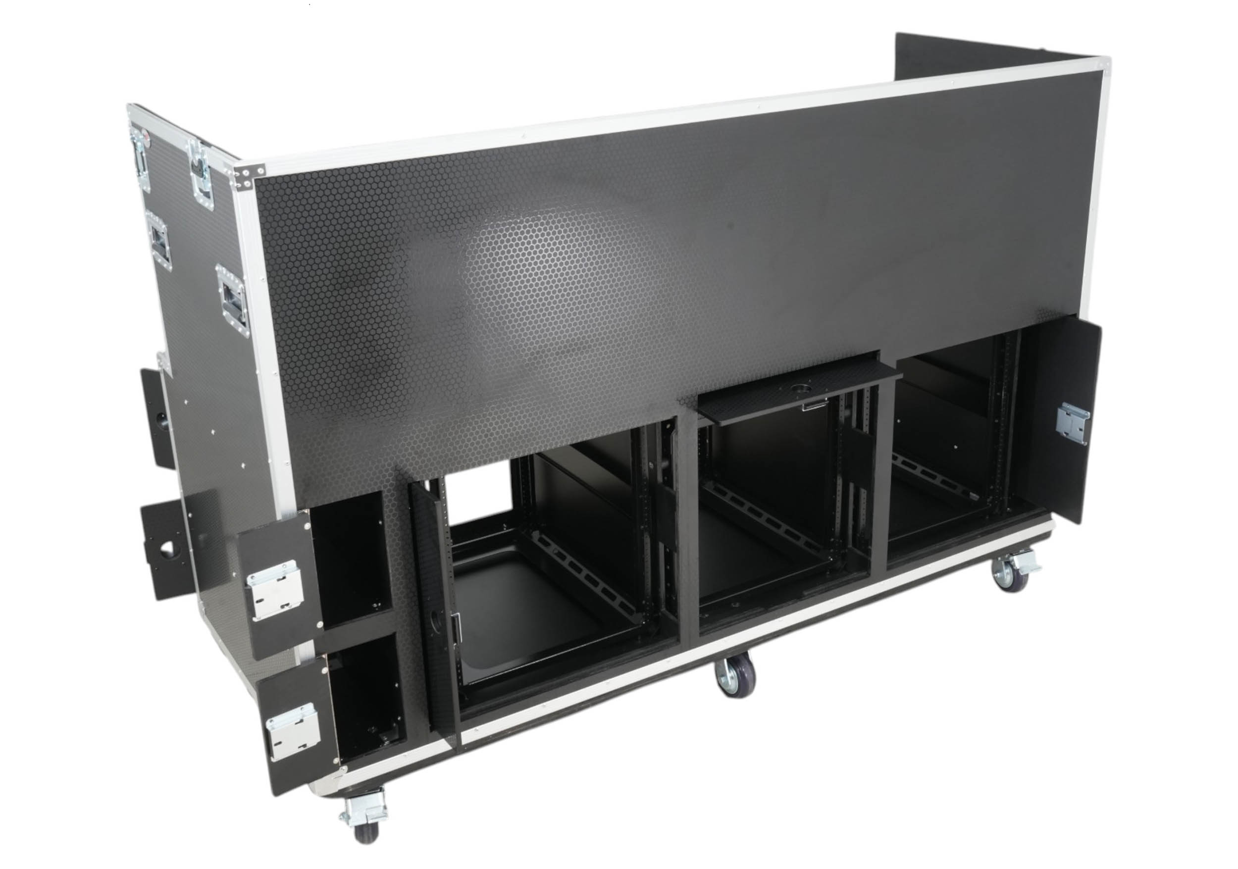ProX XS-SLAM2X12U10UCOHULK 12U Flight Style Mixing Console Case - Black