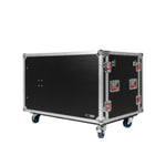 Gator GTOUR-WORKST4-12U-2T Professional Audio Workstation Case with Rack and Storage Drawers - 12U