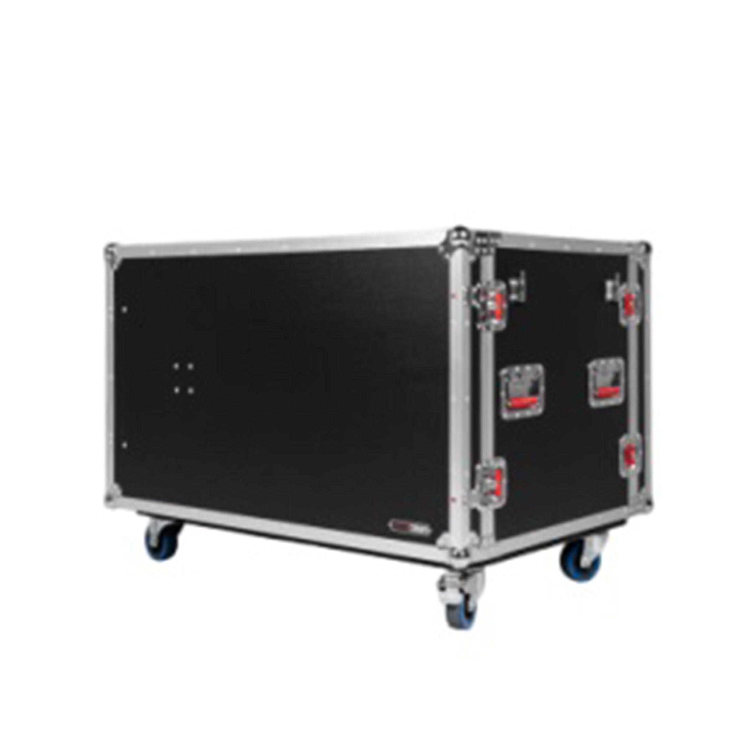 Gator GTOUR-WORKST4-12U-2T Professional Audio Workstation Case with Rack and Storage Drawers - 12U