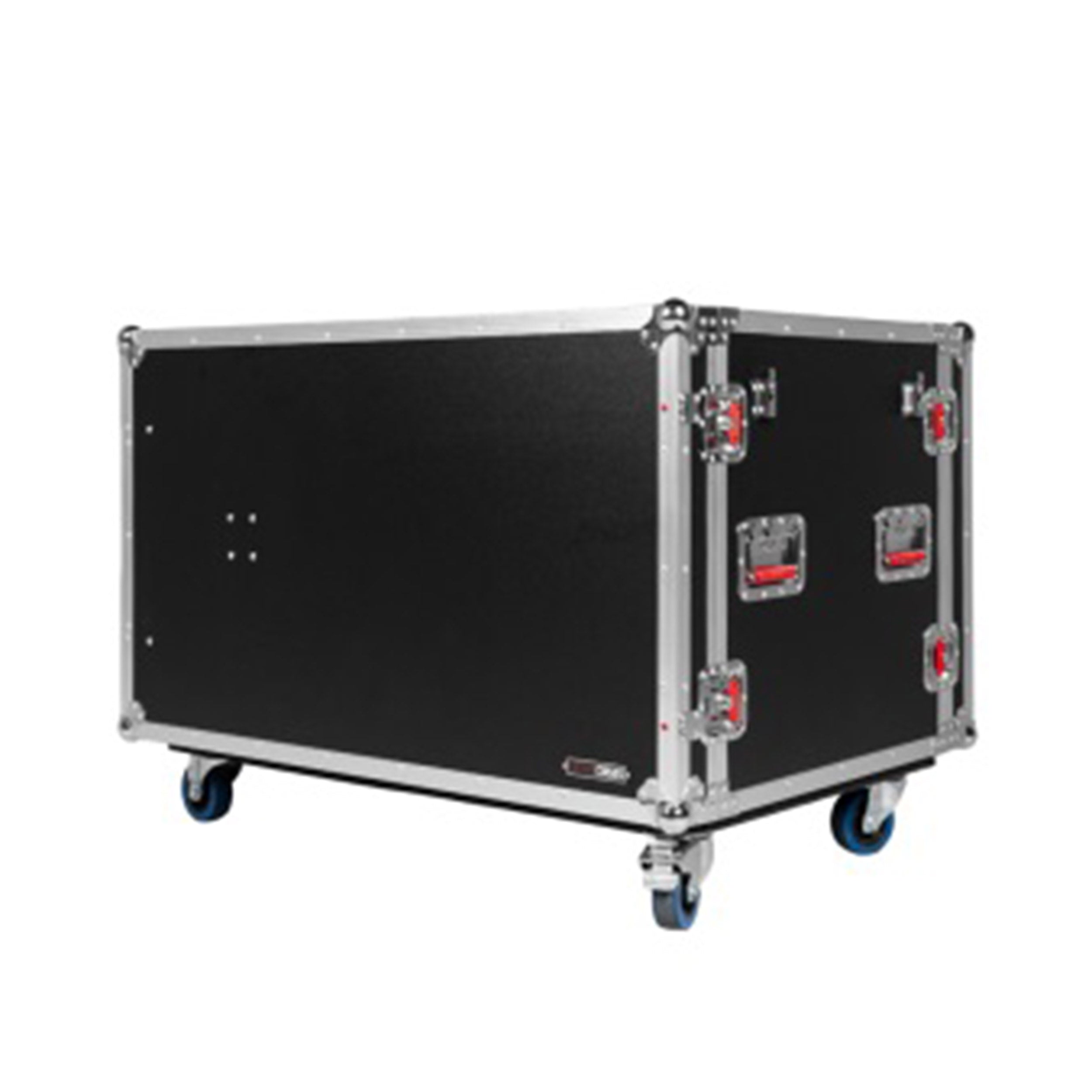 Gator GTOUR-WORKST4-12U-2T Professional Audio Workstation Case with Rack and Storage Drawers - 12U