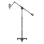 Gator GFW-MIC-STBM2000 Adjustable Studio Mic Boom Stand with Weighted Base and Locking Casters