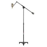 Gator GFW-MIC-STBM2000 Adjustable Studio Mic Boom Stand with Weighted Base and Locking Casters