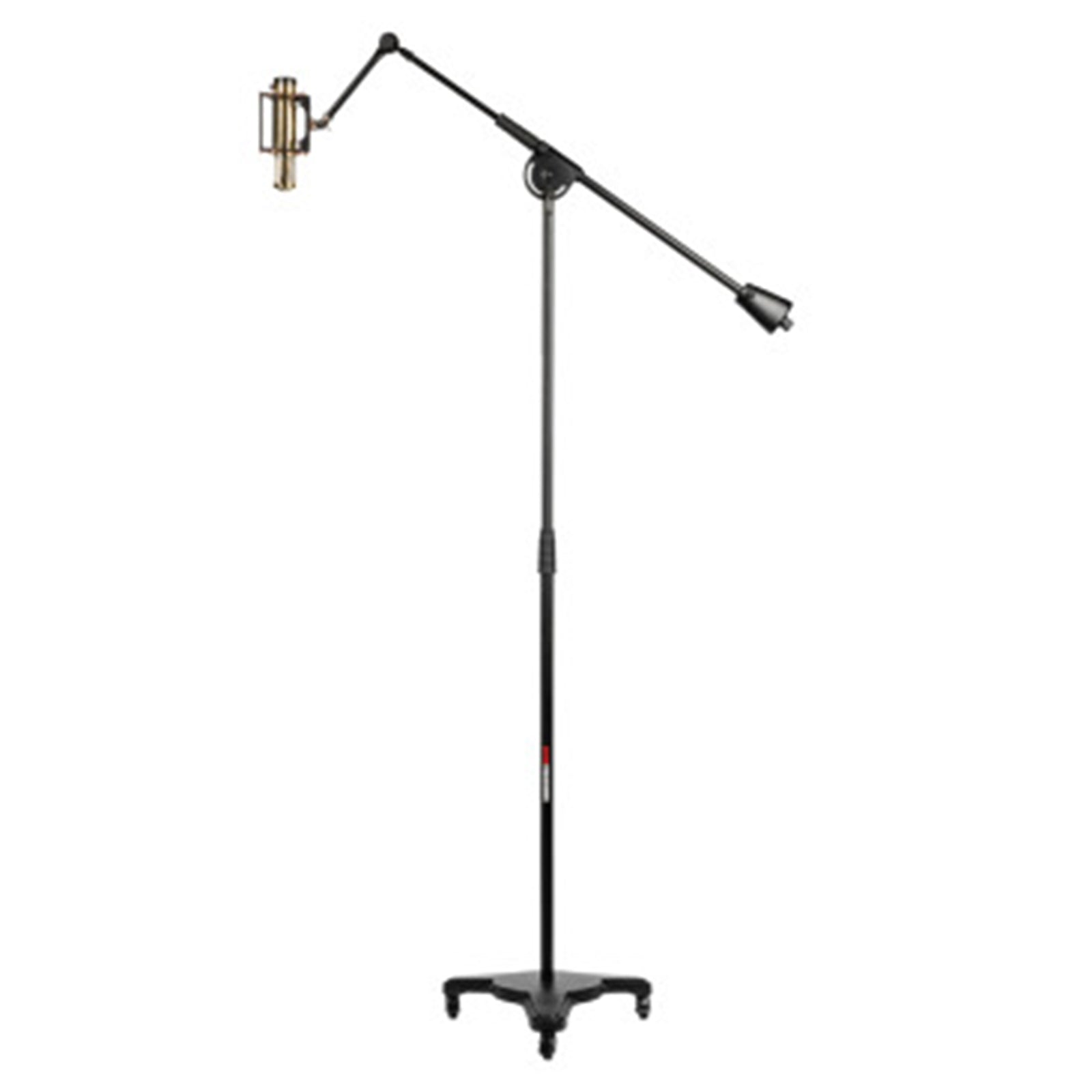 Gator GFW-MIC-STBM2000 Adjustable Studio Mic Boom Stand with Weighted Base and Locking Casters