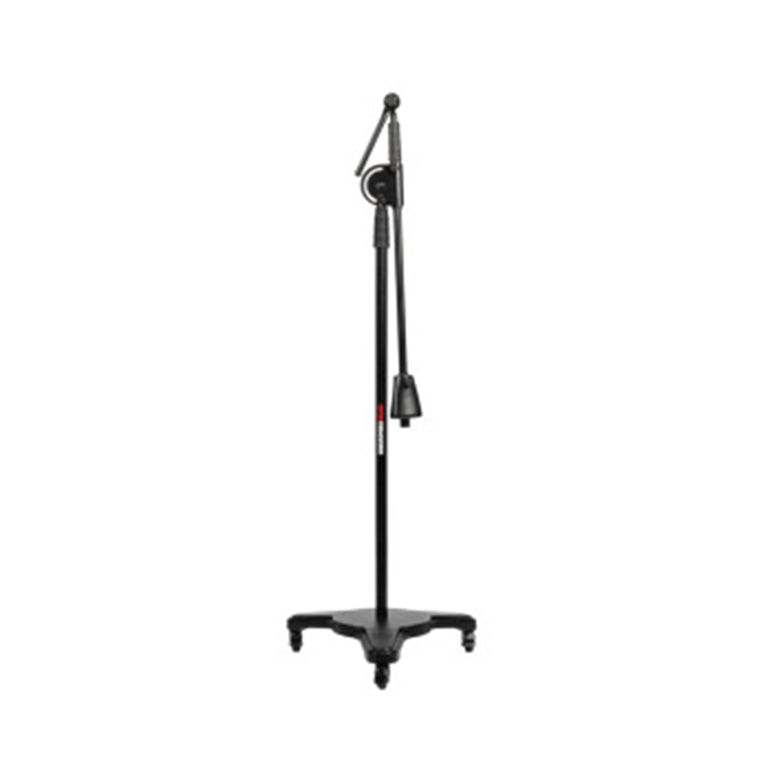 Gator GFW-MIC-STBM2000 Adjustable Studio Mic Boom Stand with Weighted Base and Locking Casters