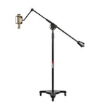Gator GFW-MIC-STBM2000 Adjustable Studio Mic Boom Stand with Weighted Base and Locking Casters