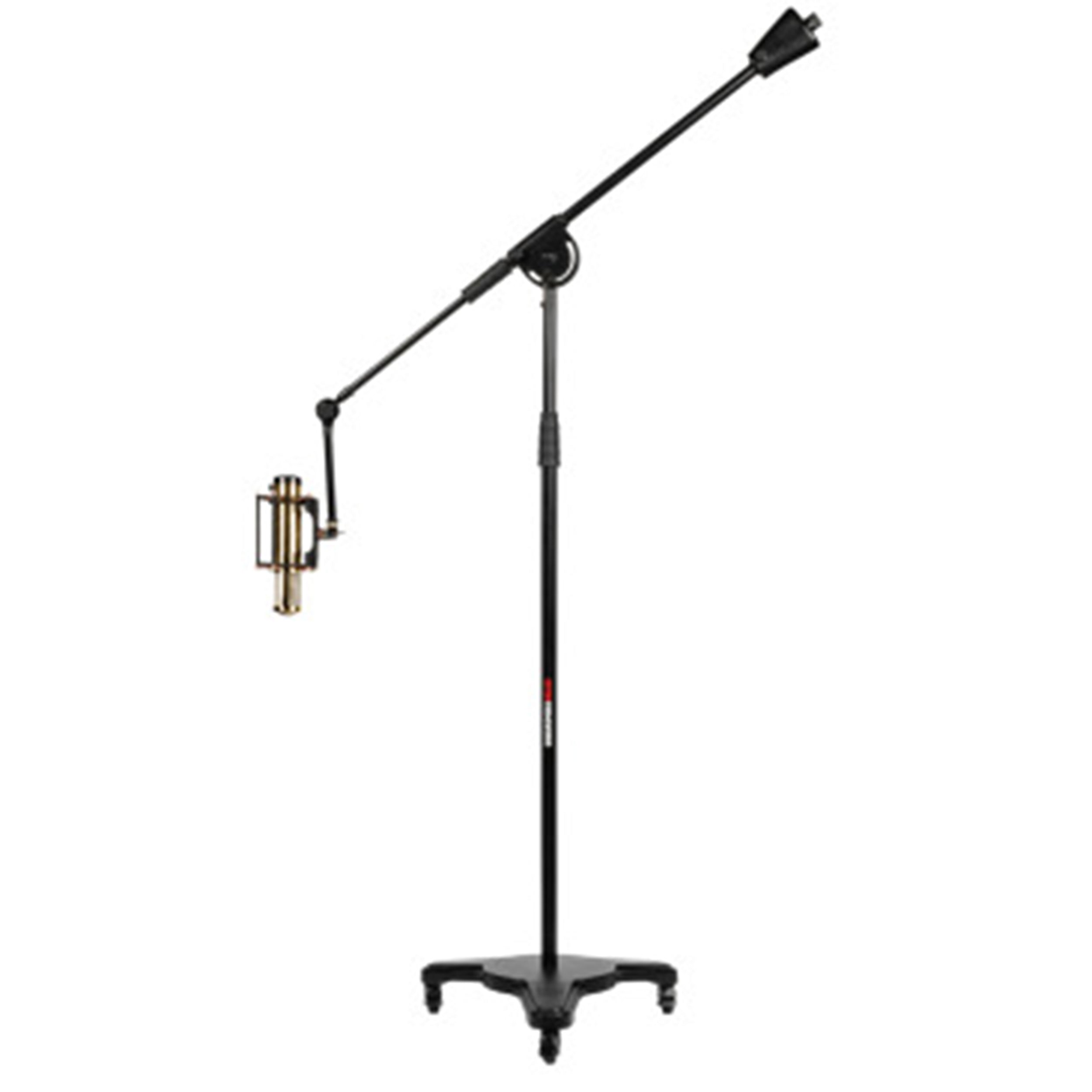 Gator GFW-MIC-STBM2000 Adjustable Studio Mic Boom Stand with Weighted Base and Locking Casters