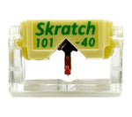 Jico J-AAC0895 2-Pack Skratch 101-40 Replacement Stylus for JICO J44A 7, J44D, IMPACT, Shure M44-7 and M44G