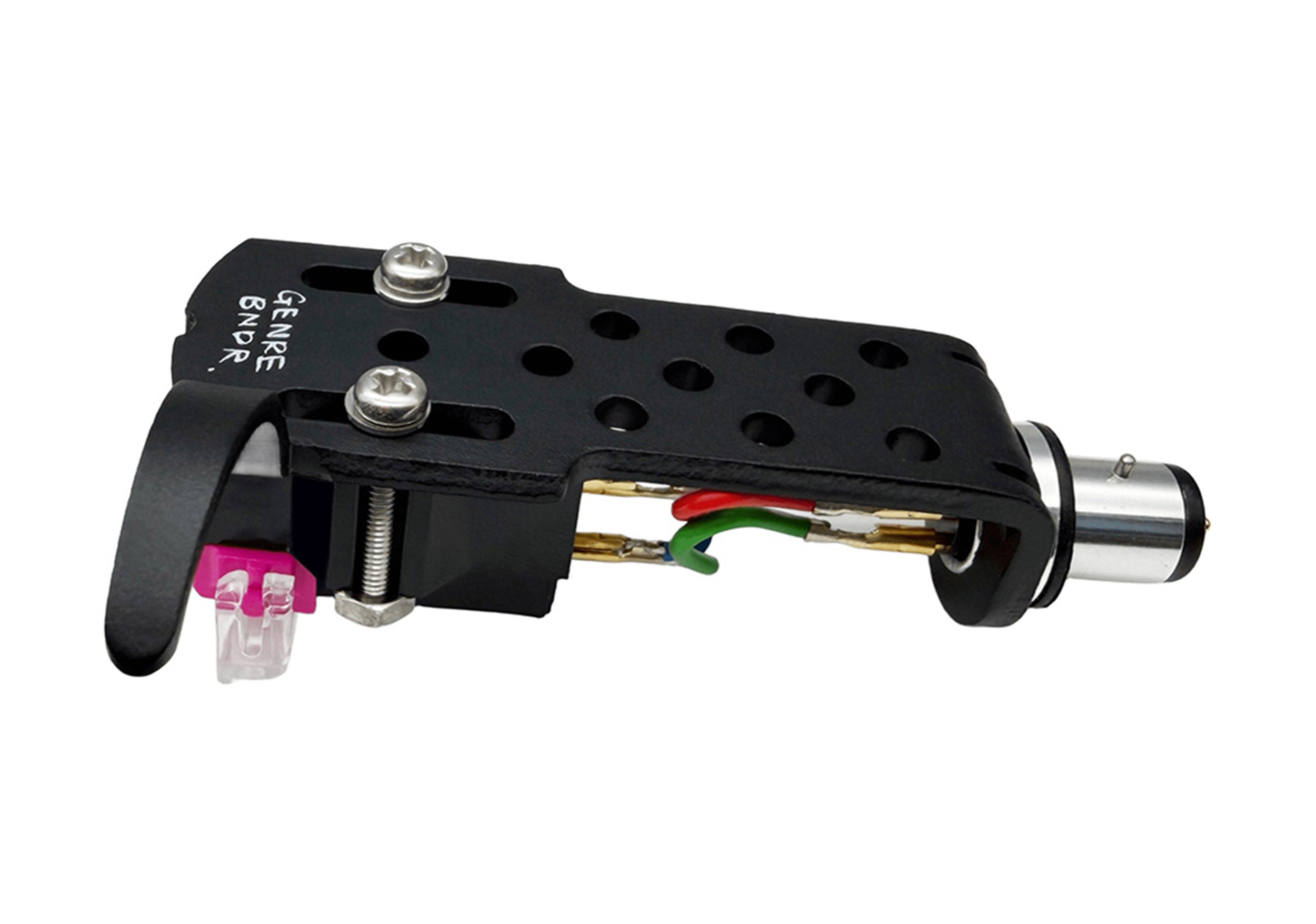 Jico J-AAC0908 Omina GENRE BNDR Better Cartridge with DVS Stylus, Mounted on Headshell