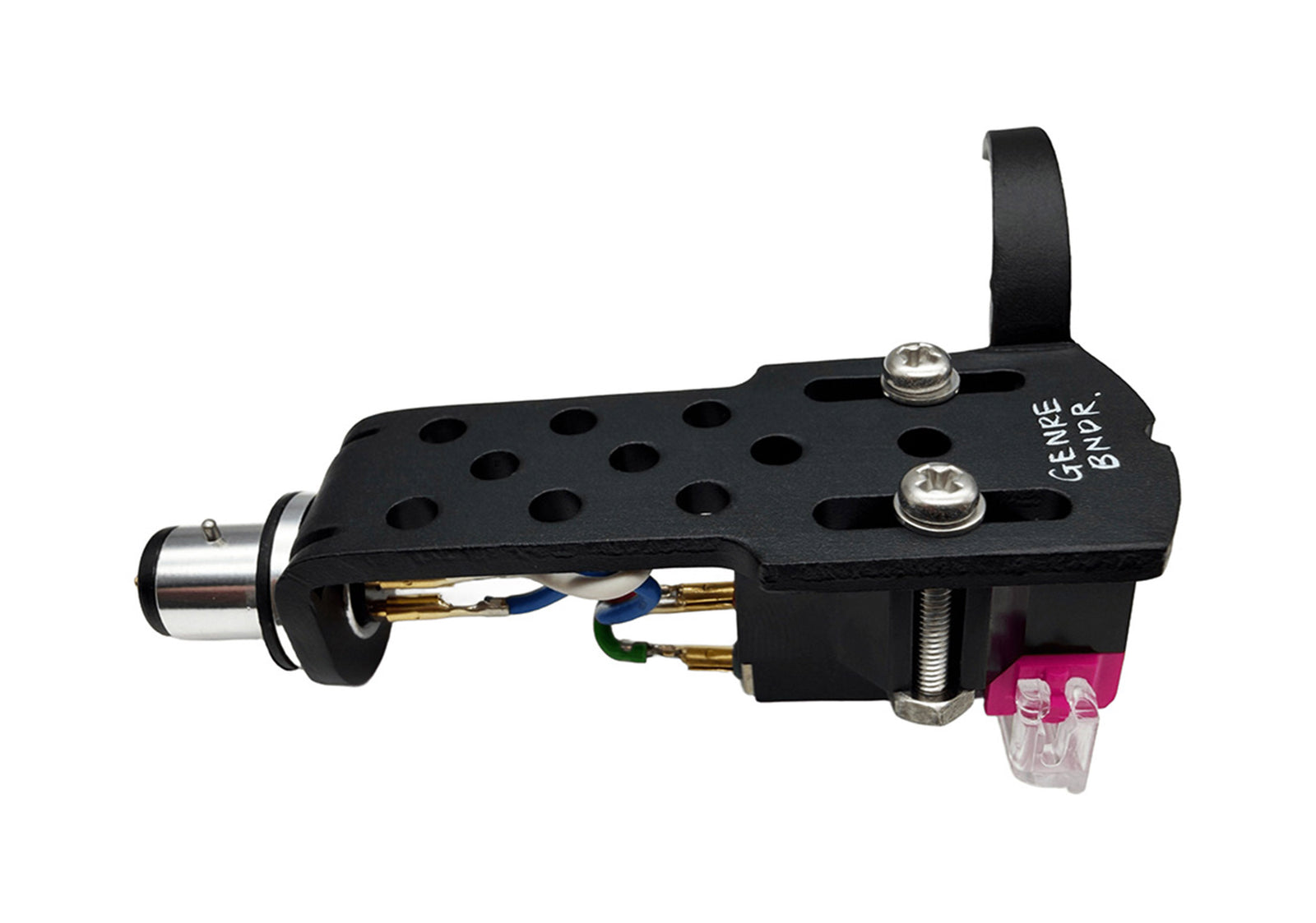 Jico J-AAC0909 Omnia GENRE BNDR Smiley J44A 7 Cartridge with DVS Stylus, Mounted on Headshell