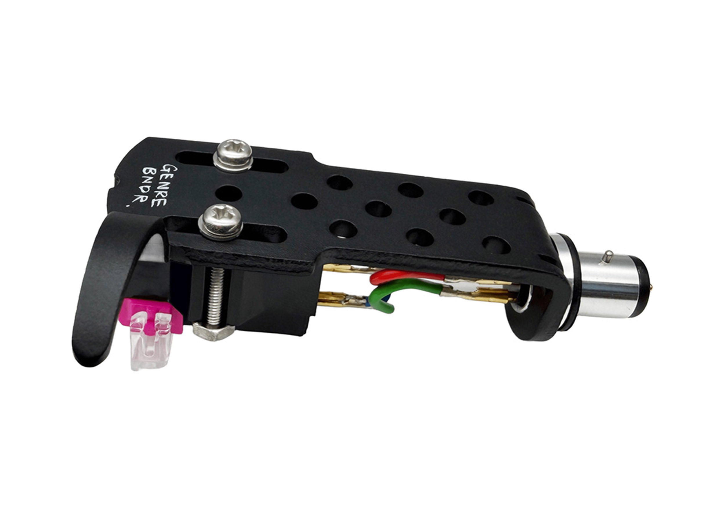 Jico J-AAC0909 Omnia GENRE BNDR Smiley J44A 7 Cartridge with DVS Stylus, Mounted on Headshell