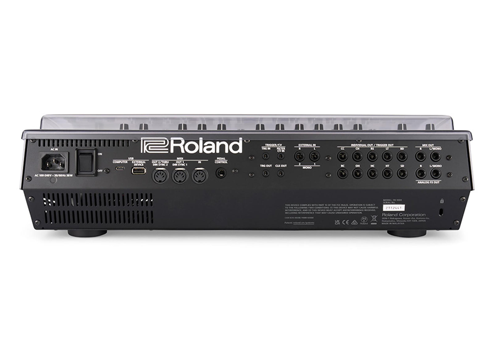 Decksaver PC-TR1000 Protective Cover for Roland TR-1000