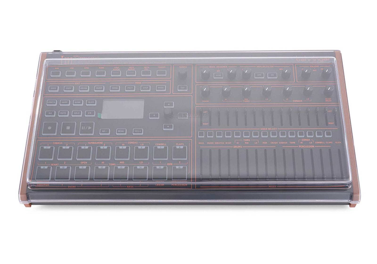 Decksaver PC-LMDRUM Protective Cover for Behringer LmDrum