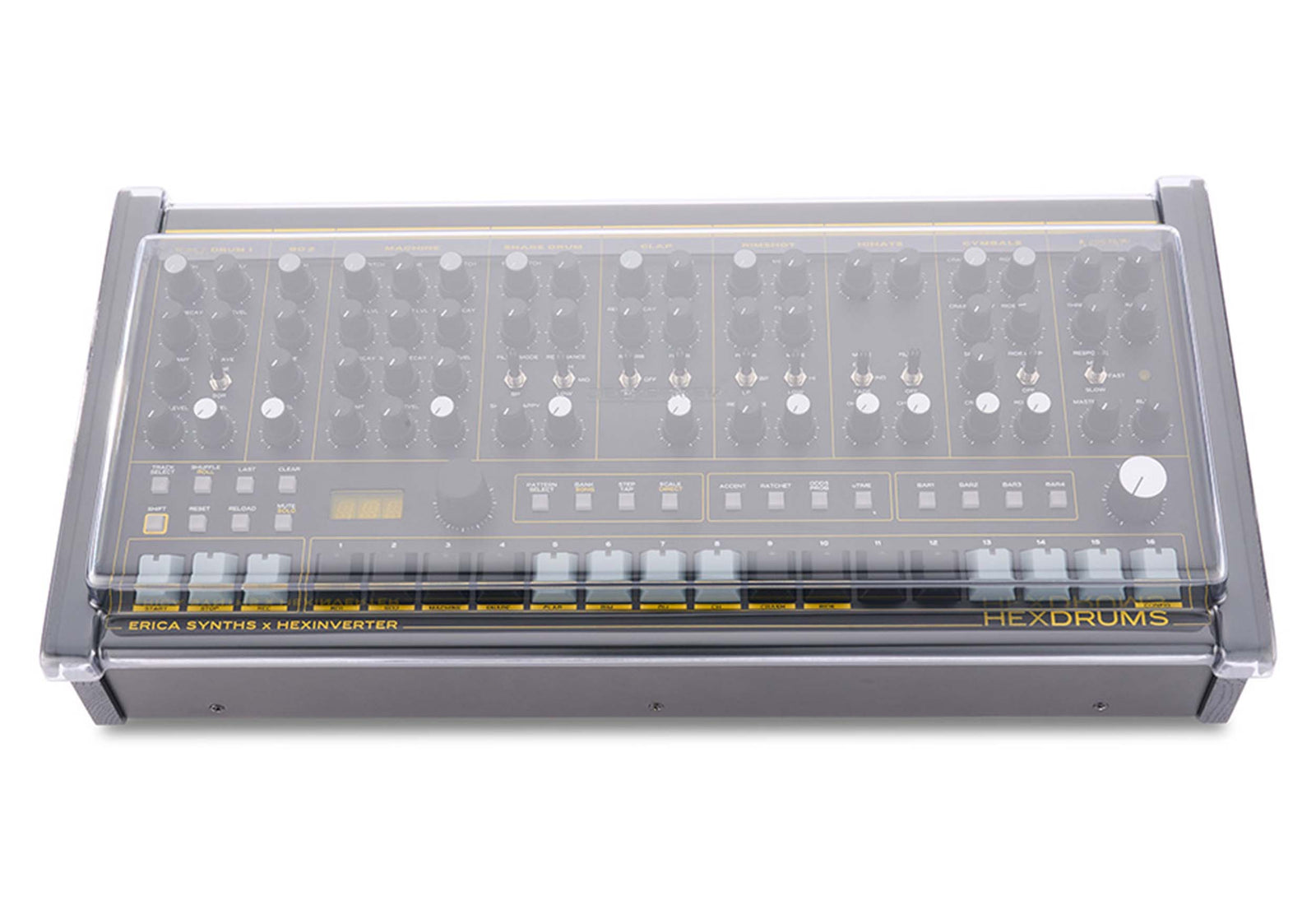 Decksaver PC-HEXDRUMS Protective Cover for Erica Synths Hexdrums - Soft-Fit