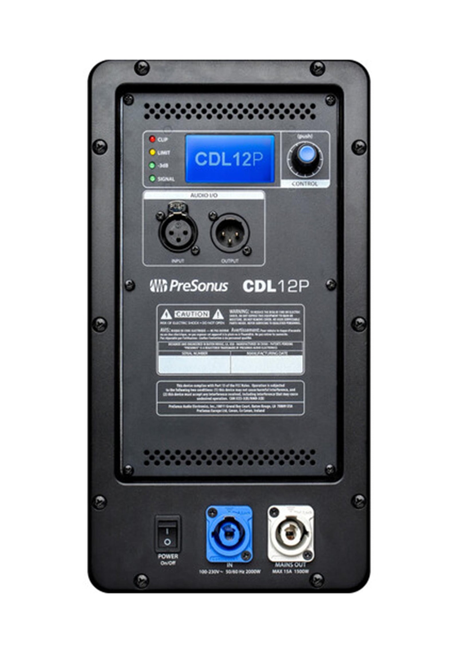 PreSonus CDL12P 12” Two-Way Powered Constant Directivity Loudspeaker - Single, 1000W