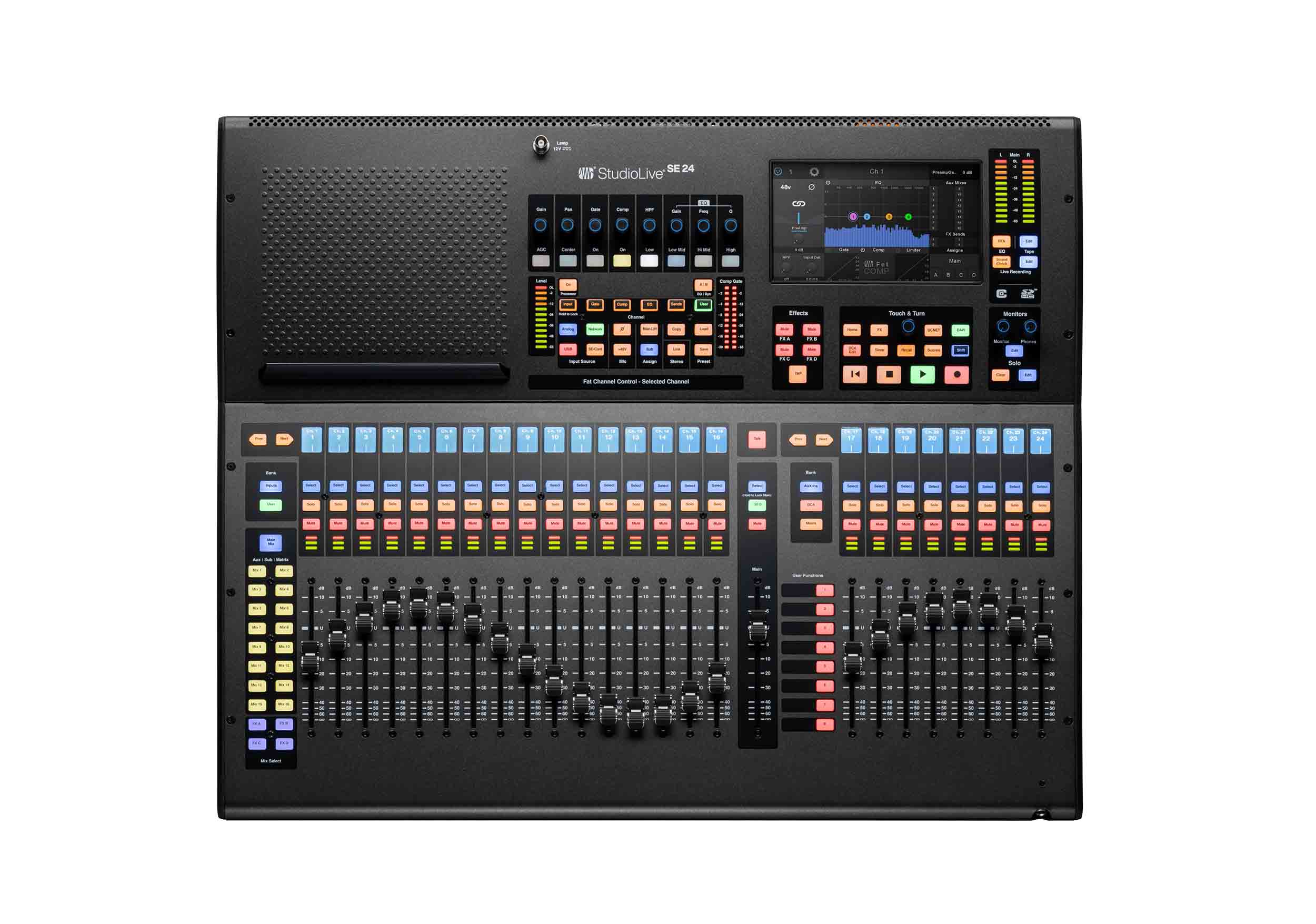 PreSonus STUDIOLIVE SE24, 40-Channel Digital Console Mixer with 25 Motorized Faders