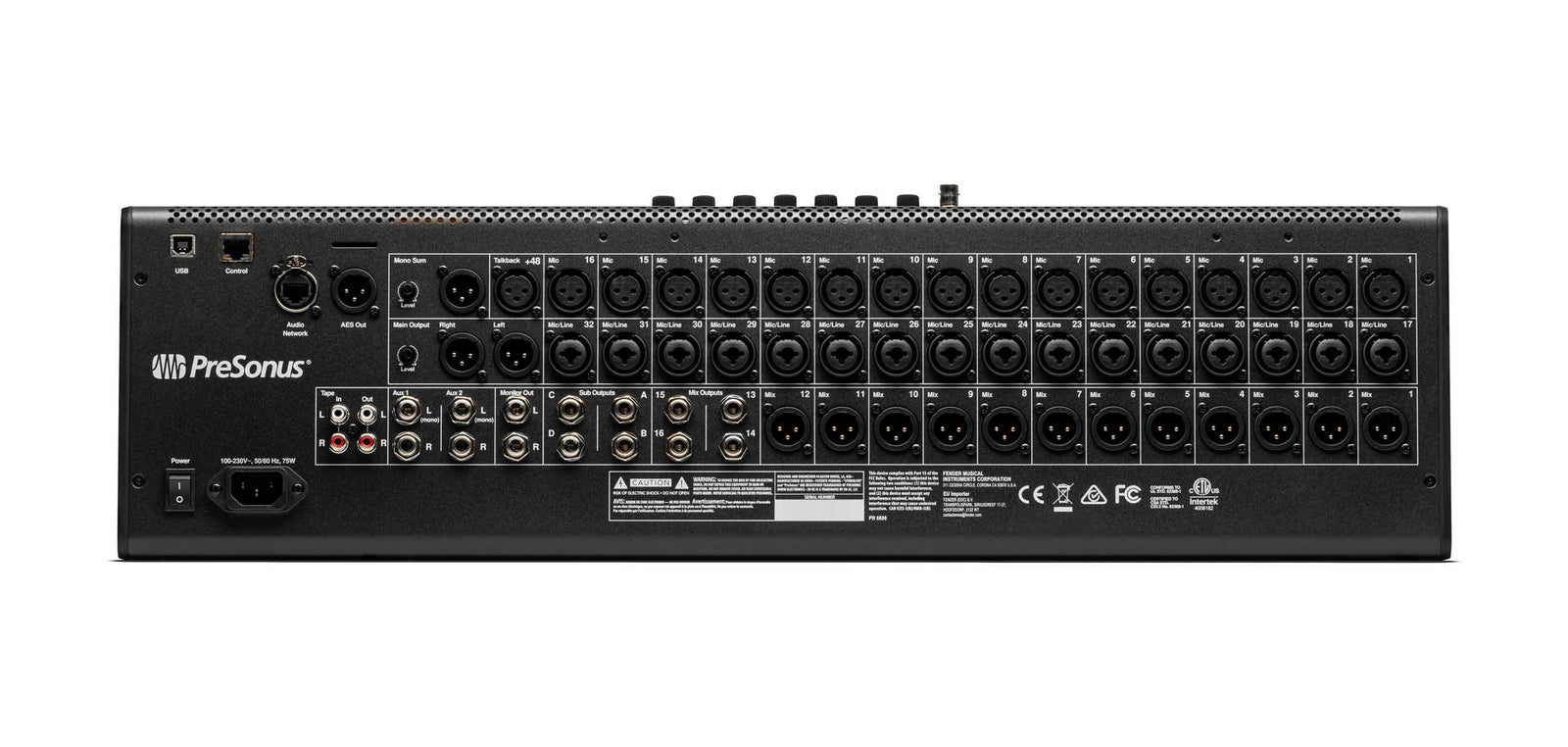 PreSonus STUDIOLIVE SE24, 40-Channel Digital Console Mixer with 25 Motorized Faders