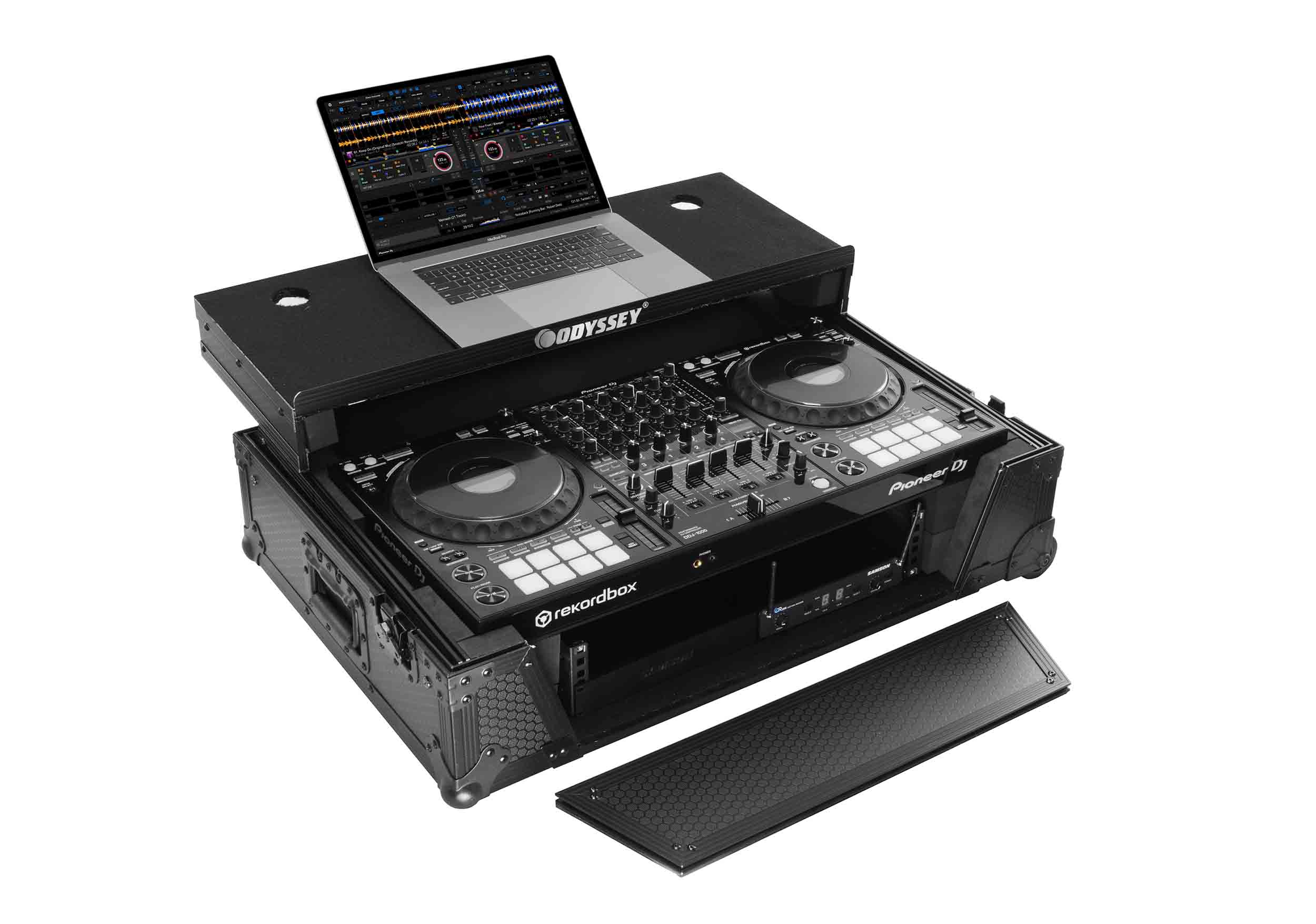 Odyssey 810240 Industrial Board Glide Style 2U DJ Case