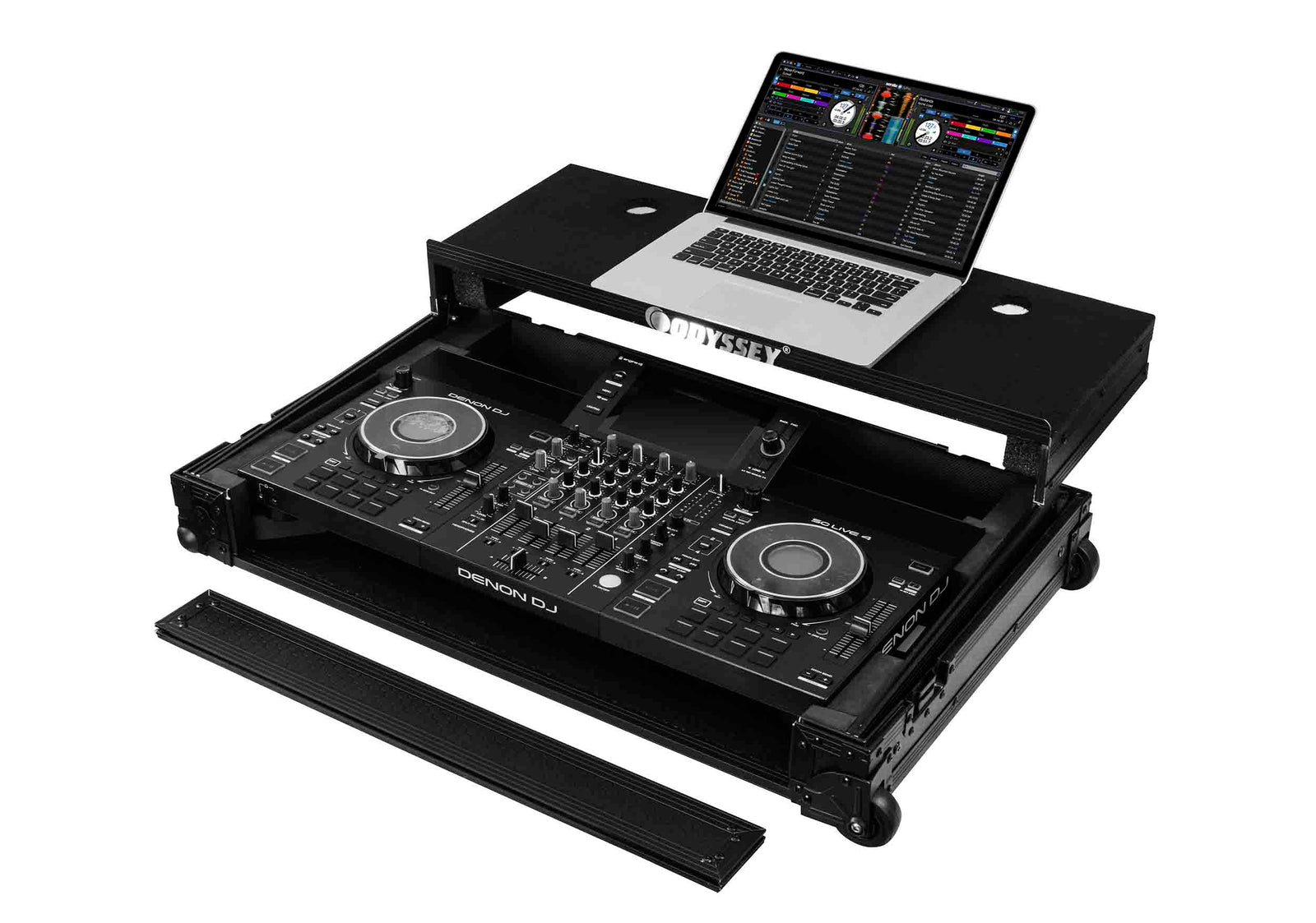 Odyssey 810SC4M DJ Case w/ Glide Style Laptop Platform for SC