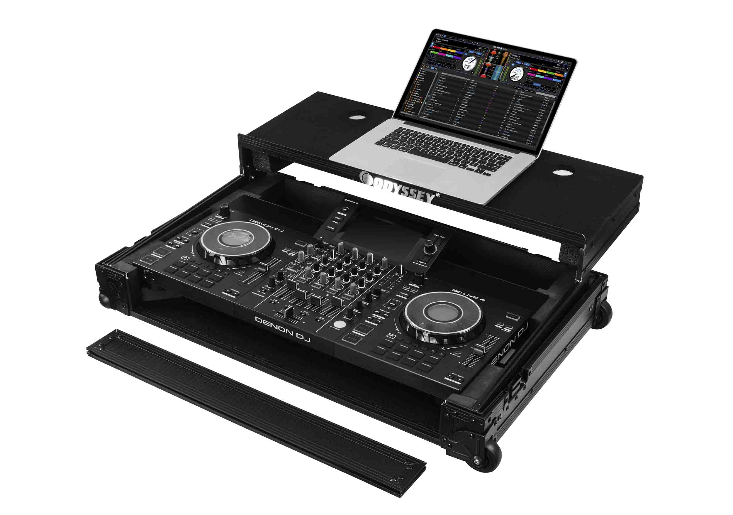 Odyssey 810SC4M DJ Case w/ Glide Style Laptop Platform for SC