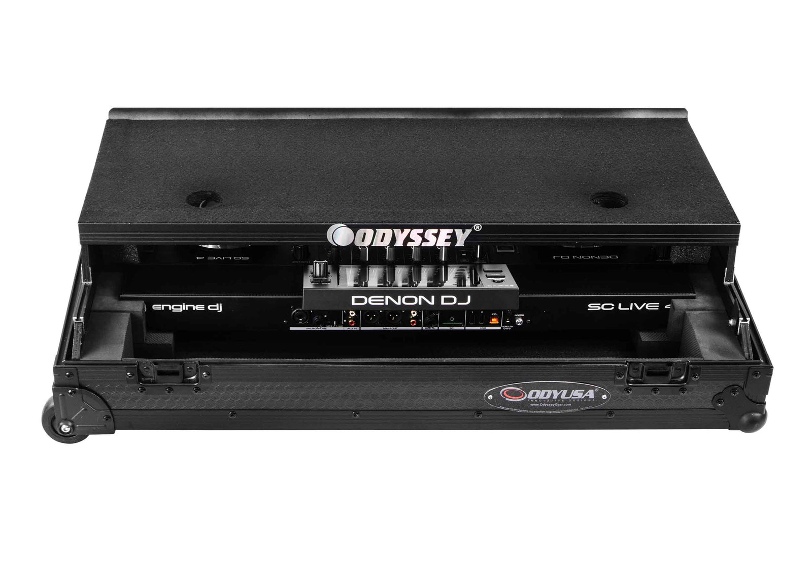 Odyssey 810SC4M DJ Case w/ Glide Style Laptop Platform for SC