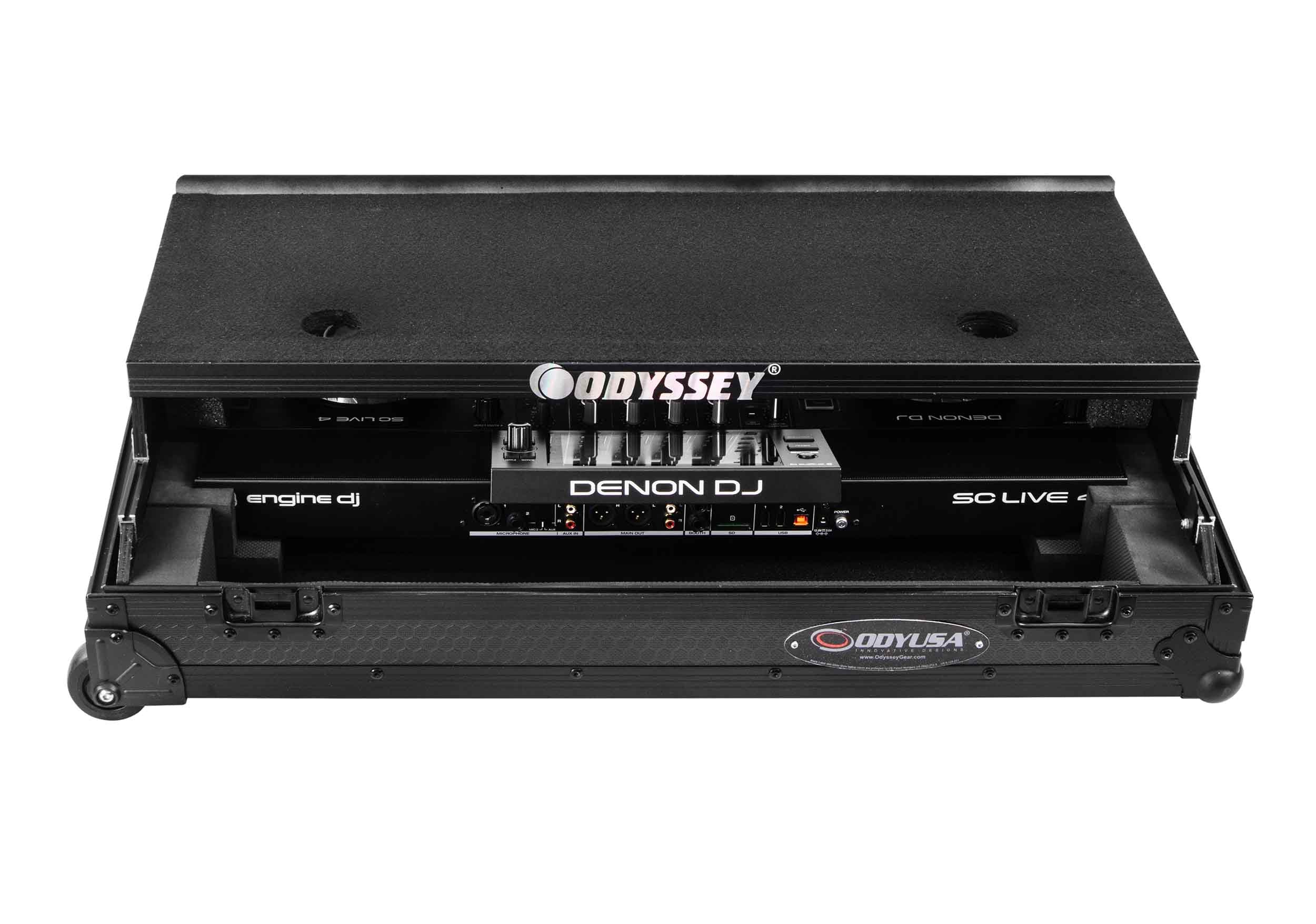 Odyssey 810SC4M DJ Case w/ Glide Style Laptop Platform for SC