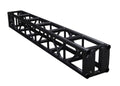 Show Solutions ST-1212-096-B Black Powder Coated 8' Long, 12" Straight Truss with Grade-8 Bolts