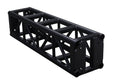 Show Solutions ST-1212-048-B 12" x 12" Black Powder-Coated Box Truss with Grade 8 Bolts - 4 ft