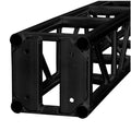 Show Solutions ST-1212-036-B Estructura de celosía cuadrada de 12" x 12" con recubrimiento de polvo negro - 3 pies