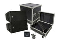Paire de Line Arrays Actifs RCF HDL10-A 1400 W, deux haut-parleurs de 8 pouces, avec Étui ProX