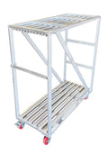 Show Solutions BPCART4848-R1-6HD 48" x 48" Aluminum Base Plate Cart - Holds 6 Plates