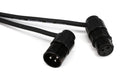 Cable de micrófono Pro Co SS-XLR3LPBLK XLR-XLR de perfil bajo - 3 pies