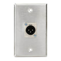 Pro Co Sound WP1014 Placa de pared de una unidad (1) XLRM no enclavable