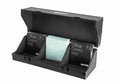 Estuche Odyssey K45200XBL KROM Series negro para discos de vinilo de 7″ con correa para el hombro - Capacidad para 200 discos