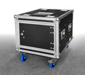 Odyssey OPSR08UW Rack Industrial Profesional Negro de 8 Unidades con Ruedas