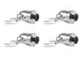 Galaxy Stage GS34-CC4BP Paquete de 4 Medios Cónicos para Placas Base
