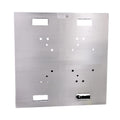 Show Solutions BP3636-ALU-R1 Plaque de base en aluminium 36" x 36" avec cadre surélevé de 1" - 12mm d'épaisseur