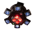 Eliminator Lighting CenterDroid 100W, dispositivo de iluminación LED con 10 LED RGBW de 15W