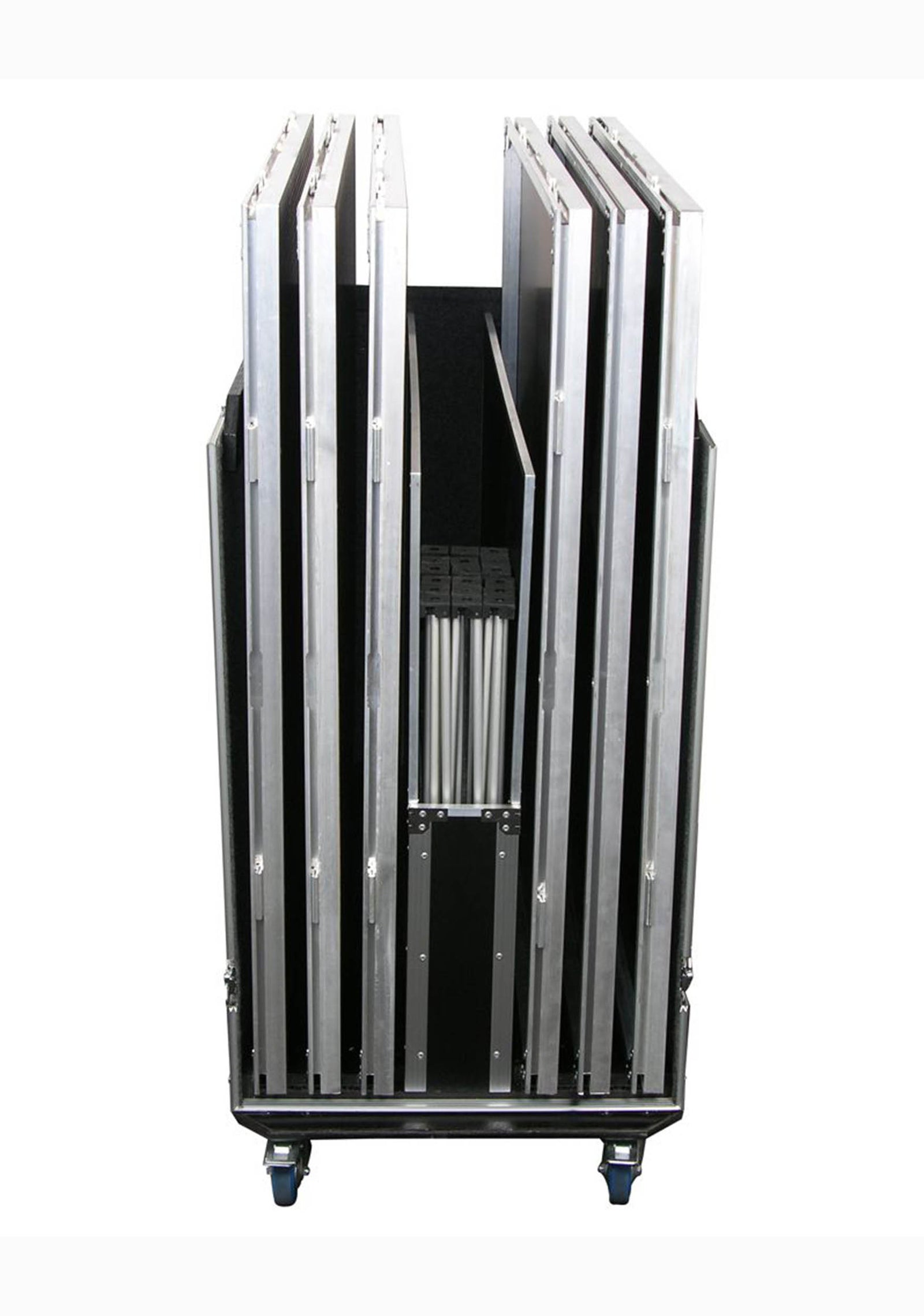 Show Solutions DD4824X6WPRO Flight Case for Six 48″ X 24″ Decks and Six Risers
