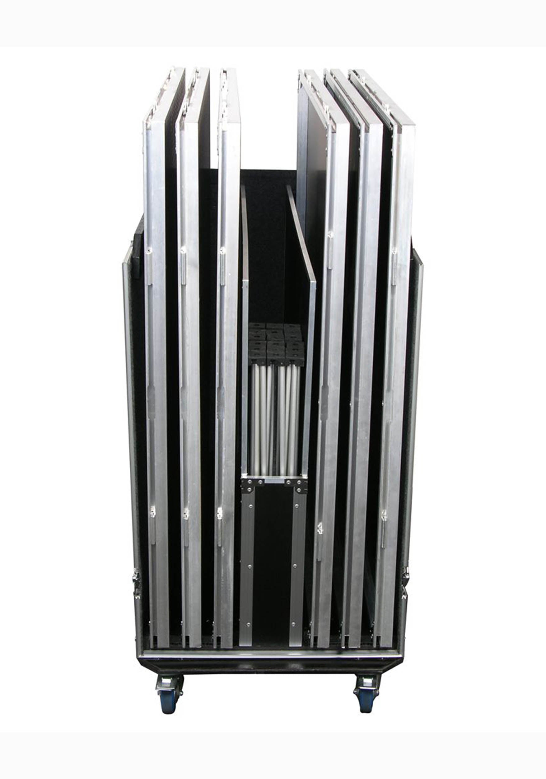 Show Solutions DD4824X6WPRO Flight Case for Six 48″ X 24″ Decks and Six Risers