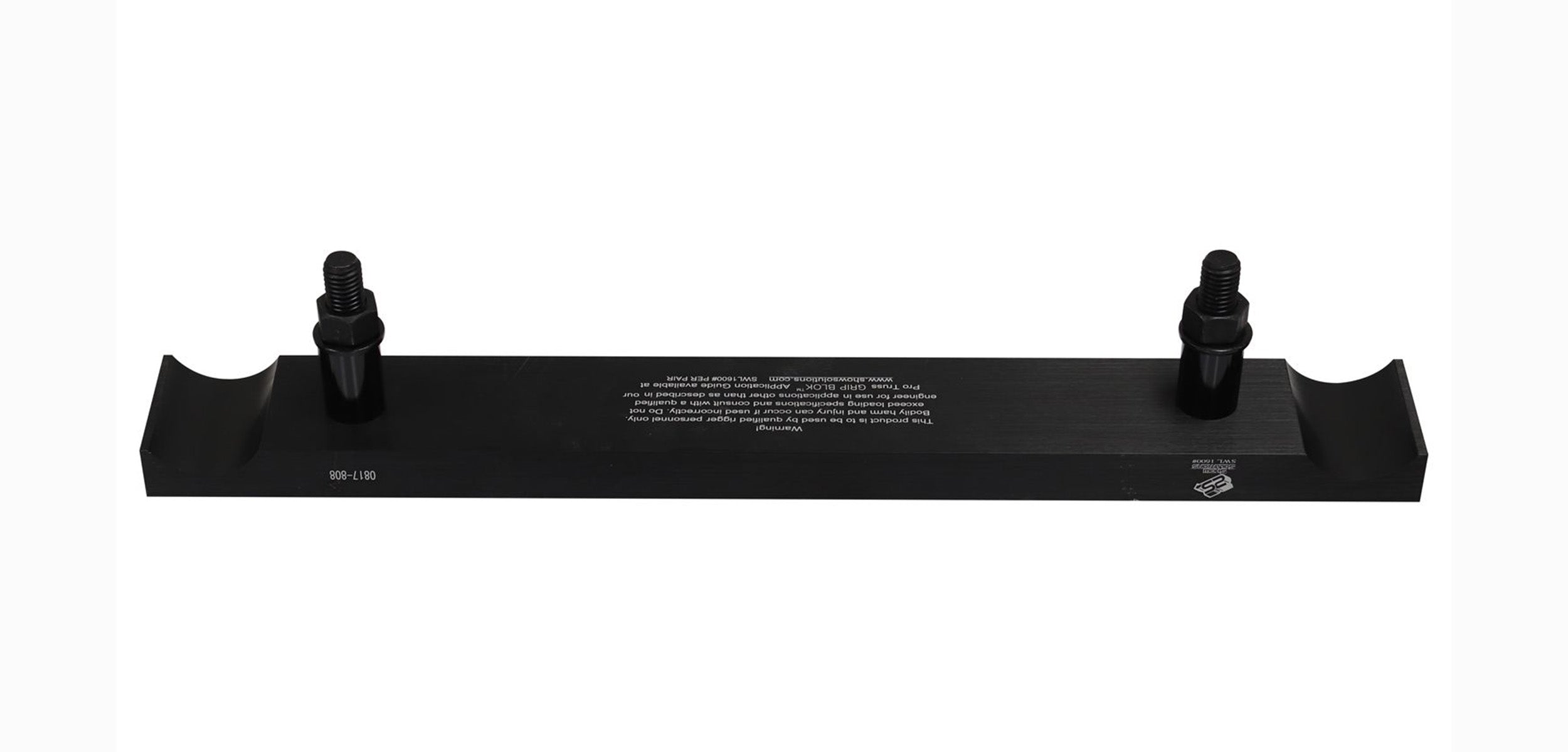 Show Solutions GRIPBLOK20B Black Grip Blok for 20.5" Truss Systems - Sold as Pair