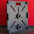 Show Solutions BP2020-STEEL-TS-2F Theatre Series Base Plate with 2 Welded Flanges