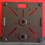 Show Solutions BP2020-STEEL-TS-2F Theatre Series Base Plate with 2 Welded Flanges