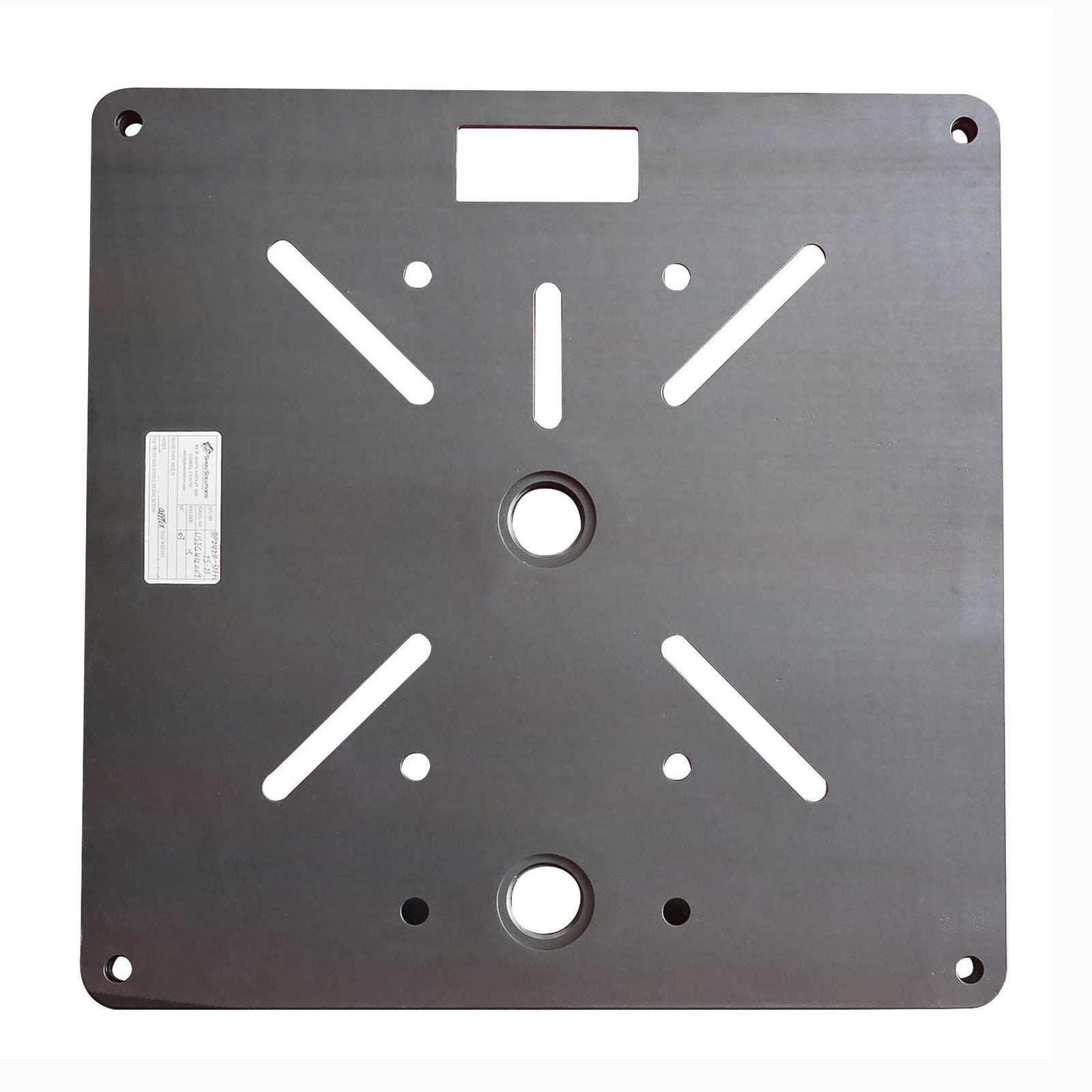 Show Solutions BP2020-ALU-FLAT 20" x 20" Base Plate - 9mm Thick
